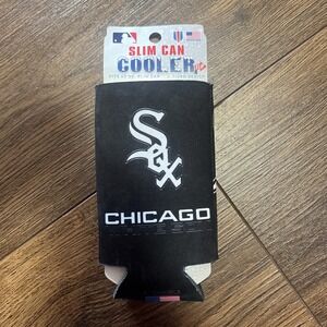 Chicago White Sox Baseball 12oz Two Sided Bottle Cooler MLB Foam Koozie NEW